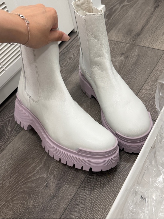 L'INTERVALLE Shoes - L'INTERVALLE - Kirby White Leather/Lilac Sole, 39
